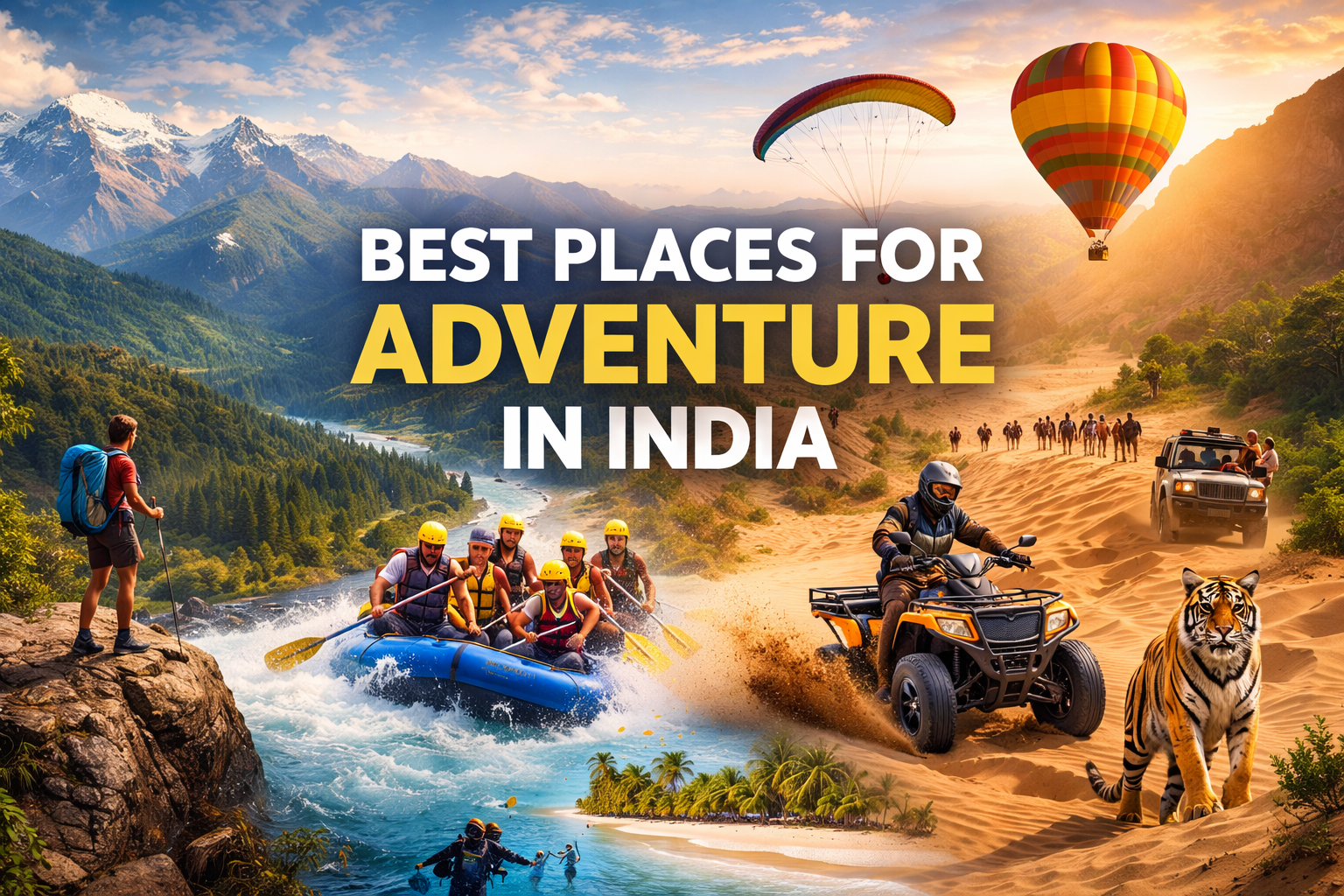 Best Places for Adventure in India