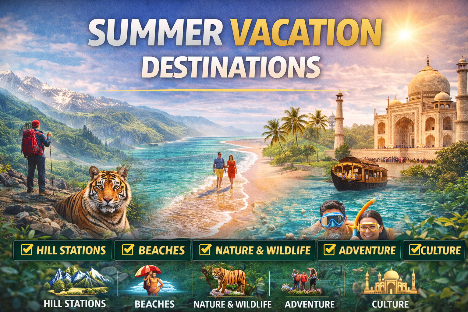 Best Summer Vacation Destinations