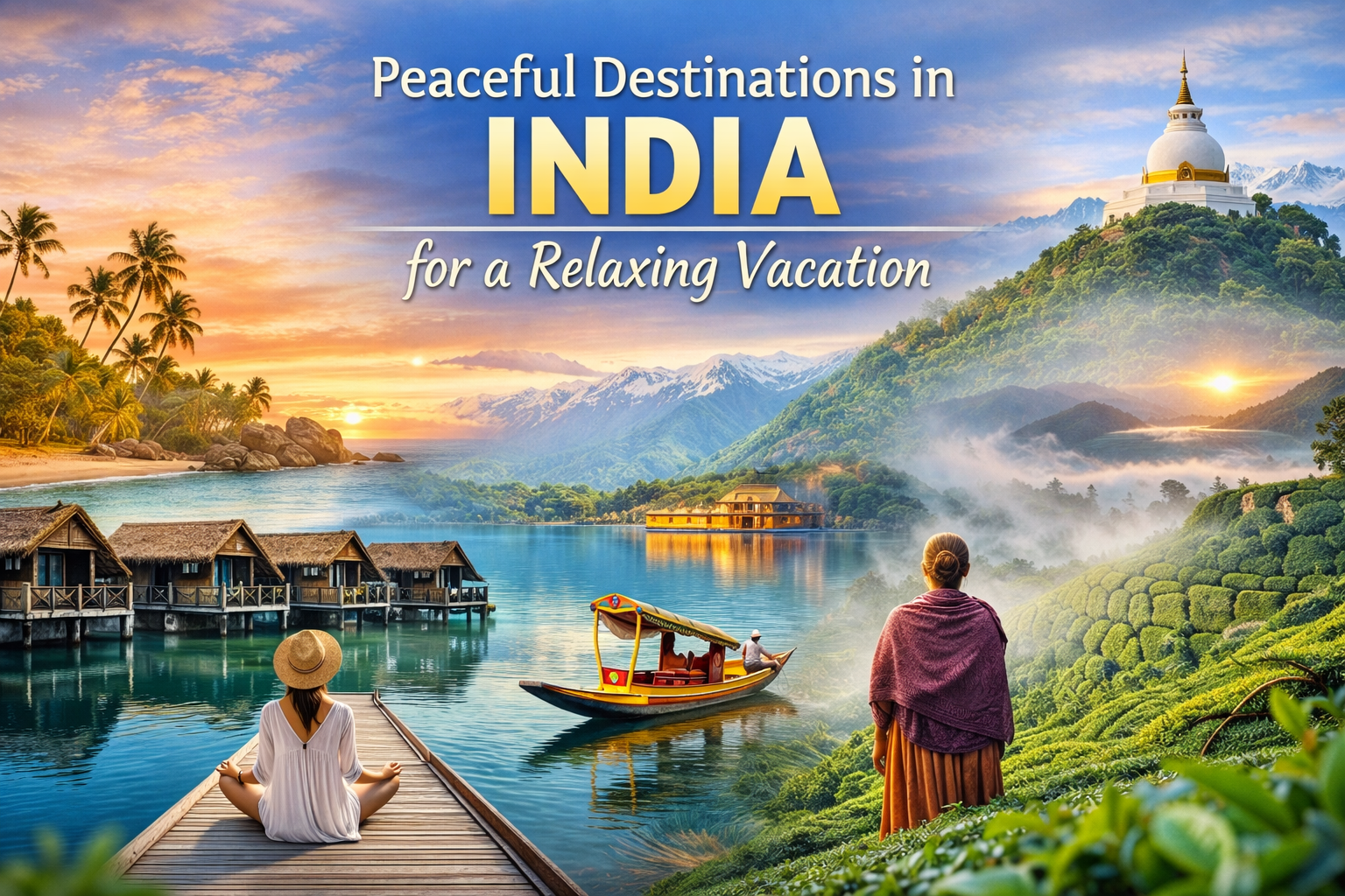 Peaceful Destinations in India