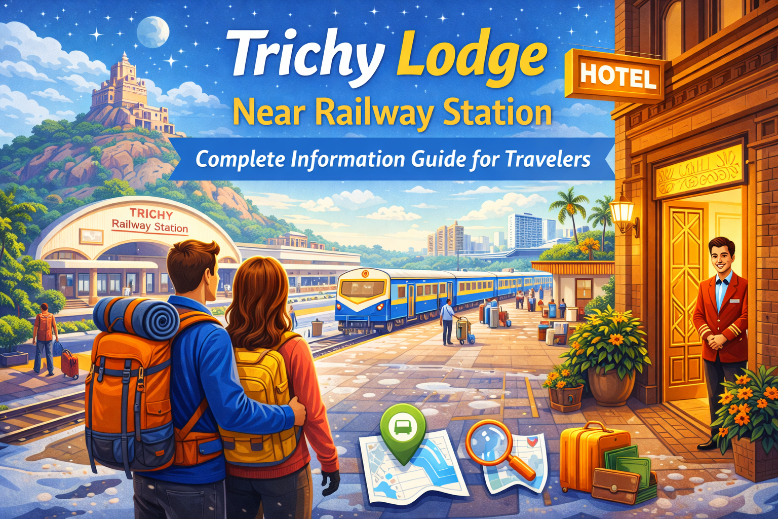 Trichy Lodge Near Railway Station